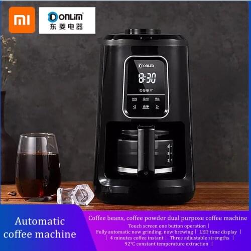 XIAOMI YOUPIN DONLIM Automatic coffee machine coffee beans coffee powder dual purpose espresso machine coffee powder coffee bean