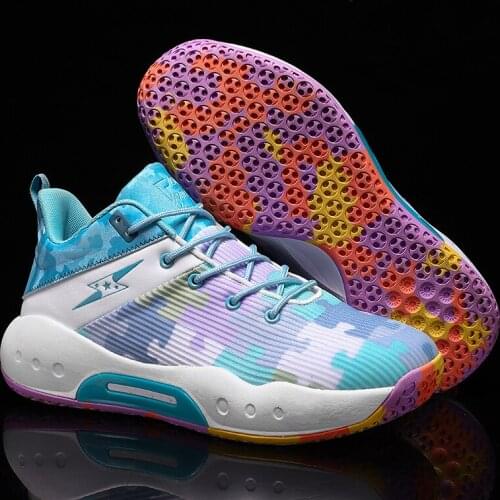 Mens Retro Basketball Shoes Breathable Unisex Couples Outdoor Sport Shoes Lace-Up Men High Top Sneakers Basketball Shoes