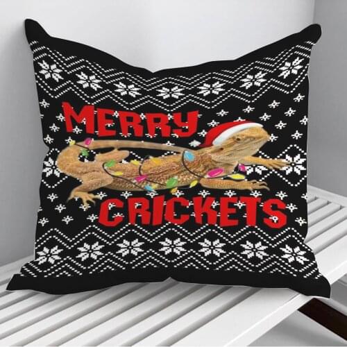 Bearded Dragon Funny Throw Pillows Cushion Cover On Sofa Home Decor 45*45cm 40*40cm Gift Pillowcase Cojines Dropshipping