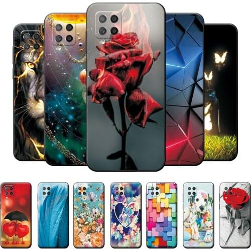 Case For Samsung A42 Case Cover For Samsung Galaxy A42 Rose Cute Bumper on Samsung A42 A 42 Shockproof Silicone Phone Case