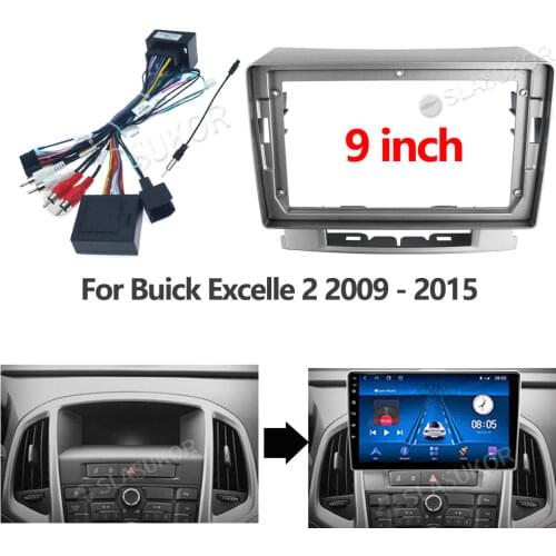 For Buick Excelle 2 2009 - 2015 For Opel Astra J 2009 - 2017 Board Control Cable Canbus Stereo Panel Dash Installation Frame