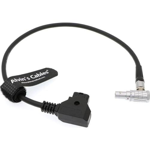 Alvins Cables Z CAM E2 S6 F6 Power Cable 90 Degrees Right Angle 2 Pin Male to D tap Cord