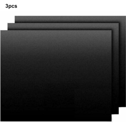 Grill Mat 3Pcs Non-Stick Pad Heat-Resistant Kitchen Chef Grill Mats Outdoor Reusable BBQ Pad Useful Barbecue Accessories