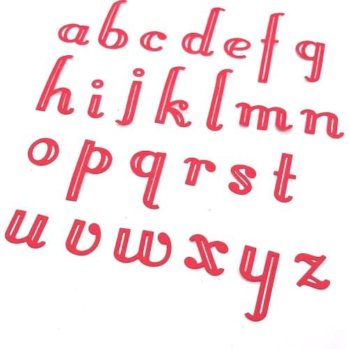 KSCRAFT Skinny Alphabet Letters Metal Cutting Dies Stencils for DIY Scrapbooking Decorative Embossing DIY Paper Cards