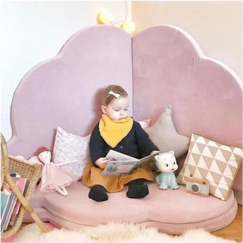 Petal Multifunctional Floor Mat Baby Play Mat Lazy Cushion Foldable Childrens Room Decorative Pad