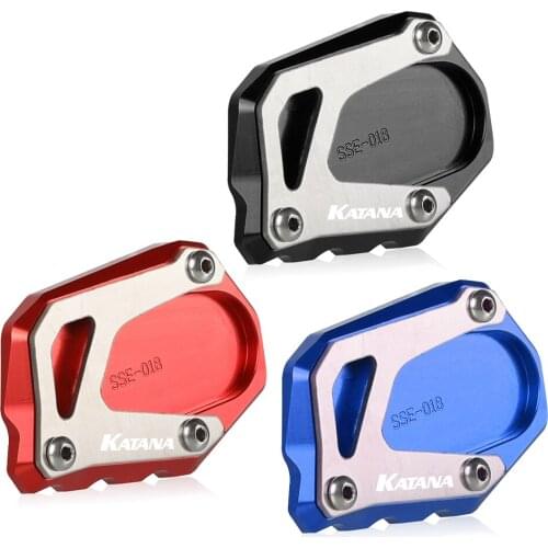 Motorcycle FOR SUZUKI GSX-S1000 Katana GSX-S1000F GSX-S GSXS1000 2019-2021 Kickstand Foot Side Stand Extension Pad Support Plate