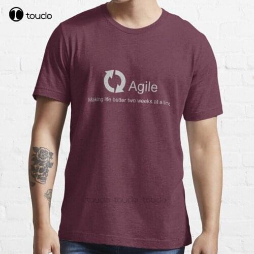 New Agile Making Life Better T-Shirt Cotton Men Tee Shirt