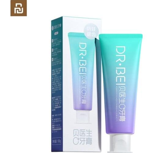 Newest original Youpin Doctor B 0+ anti-mite toothpaste Reinforced tooth hardness long-lasting chilly tone 100g/pcs