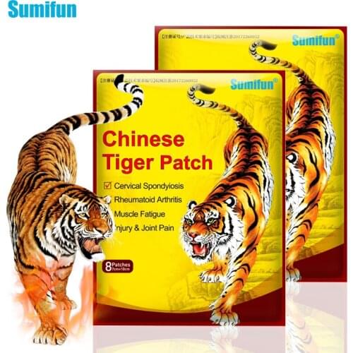 Sumifun 8/16/48Pcs Tiger Balm Medical Plaster Neck Back Body Pain Relaxation Joint Pain Patch Killer Body Back Relax Stickers