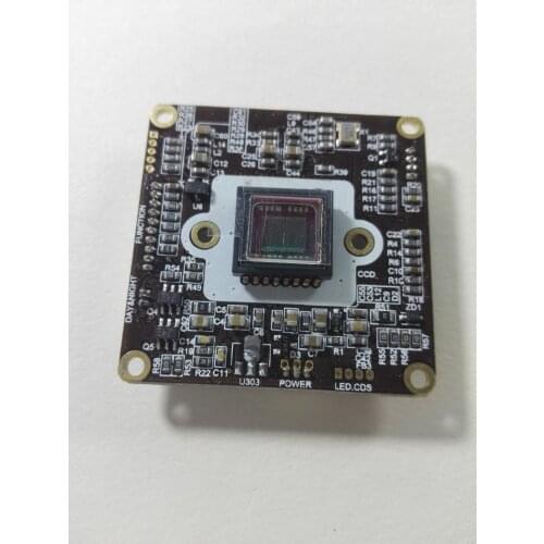 0.001 Lux Starlight 650TVL 3D-DNR D-WDR Board Camera OSD Menu Cable