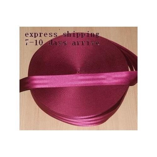 50 meters Roll Seat Belt Webbing Safety Strap Maroon Color 48mm Wide 5 Bars