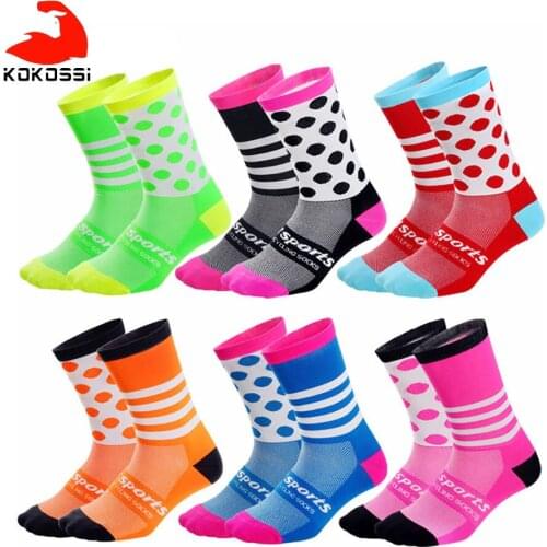 KoKossi Professional Cycling Socks Outdoor Sports Breathable Climbing Hiking Walking Running Football Basketball Fitness Socks