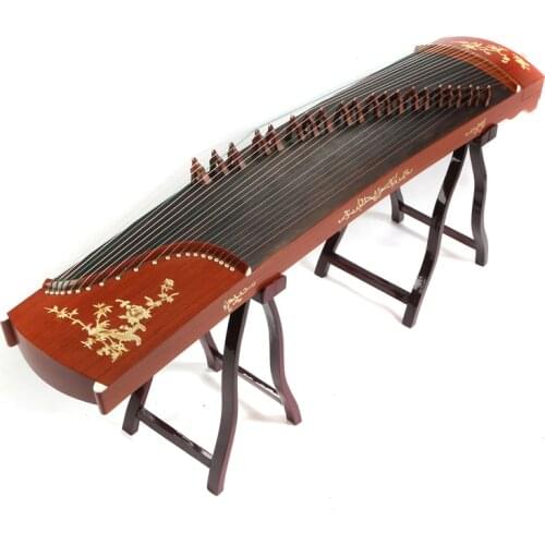 Senior red wood playing guzheng Authentic Musical Instruments 21 stings Zither