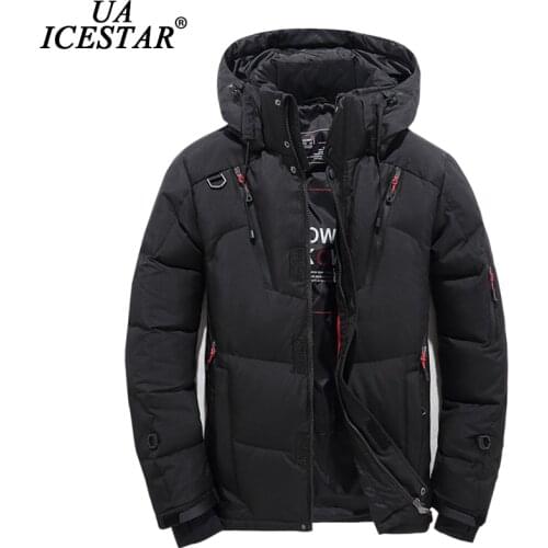 UAICESTAR Brand Men Duck Down Jacket Coat Thick Warm Casual Fashion Winter Parkas Men High Quality Windproof Mens Down Jackets