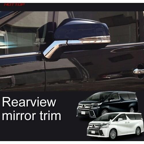 Abs Plating Side Door Mirror Garnish For Toyota Alphard 30 Vellfire 30 2020 Car Styling Accessories