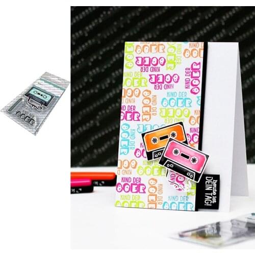Video Tape Pencil Metal Cutting Dies & Stamps Scrapbook Dariy Decoration Stencil Embossing Template DIY Greeting Card Handmade