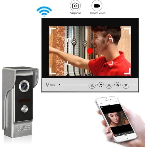 Top Quality Audio Intercom Doorbell Remote Control Doorbell Camera WIFI Video Intercom with APP 9" Video Door Phone