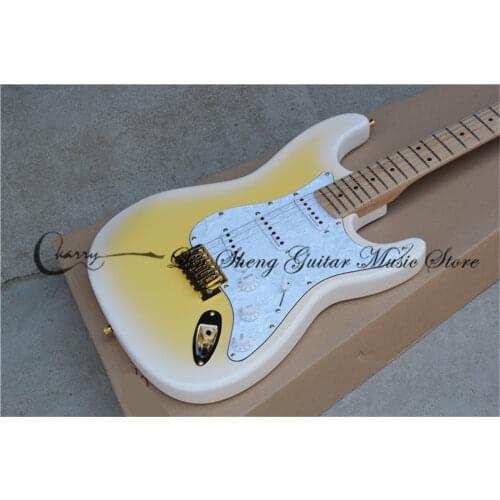 Order booking 6 strings guitar, yellow guitar,fixed bridge H Hpickups,yellow maple neck,big head,free shipping