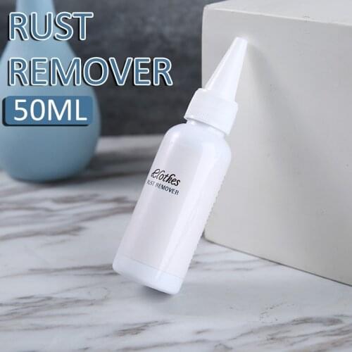 50ml Clothing Rust Removal Liquid Cleaner Stain Yellow Discoloring Remover Emergency Stain Rescue Cleansing Agent