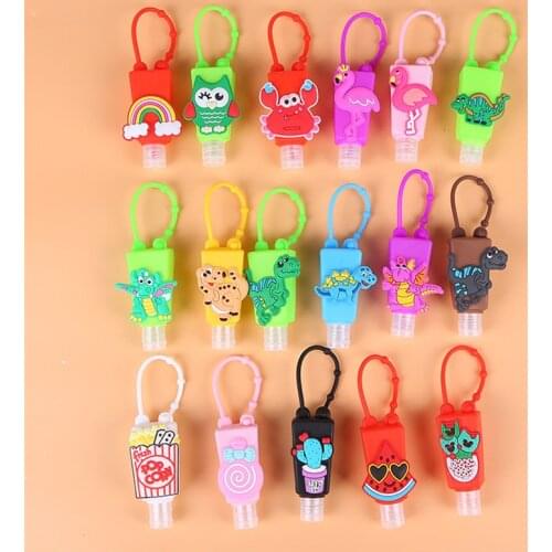 1pc Silicone Mini Hand Sanitizer Travel Portable Safe Gel Holder Disposable No Clean Soap Dispenser Hand Gel Holder For Kids