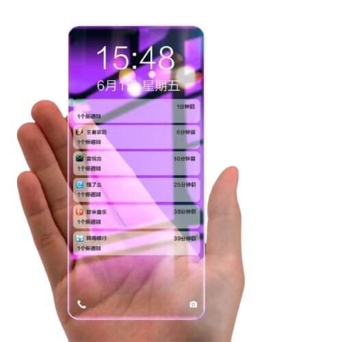 2PCS Full Cover Tempered Glass For Xiaomi MIX4 Screen Protector HD Explosion-proof Protective Film Anti-blue Protector for MI