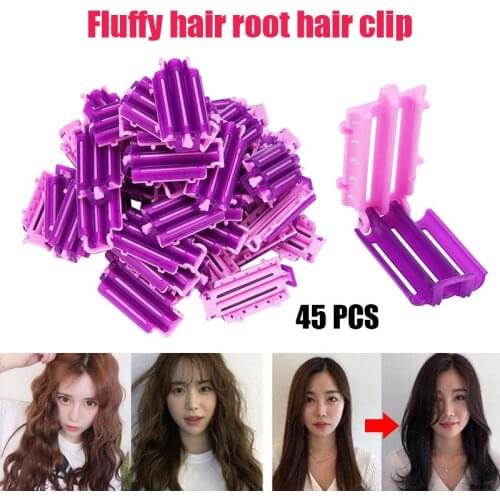 45Pcs/Bag Hair Clip Wave Perm Rod Bars Corn Curler DIY Fluffy Clamps Hair Styling Tool Top Luxury High Quality Fashion