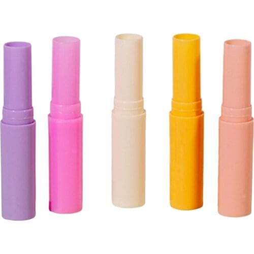 5Pcs 4ml Lipstick Tube Lip Balm Containers Empty Cosmetic Containers Lotion Container Glue Stick Clear Travel Bottle Makeup Tool