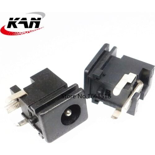 50PCS DC-039 3PINS 5.1MM*1.65MM Electrical Plug Type DC power jack with 1 fixed feet