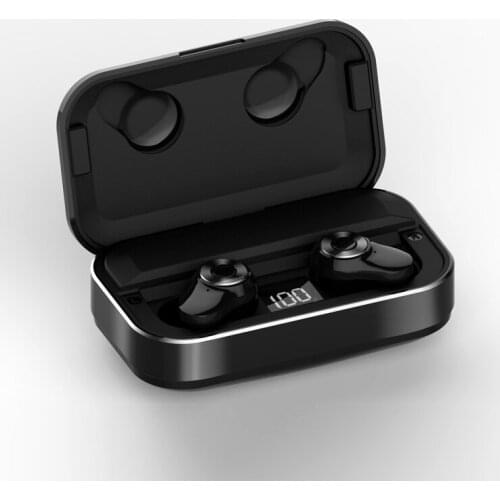 A6 TWS Earphones Bluetooth Wireless Headset Touch Control Earbuds Music Earphone With LED Power Display Charging Box