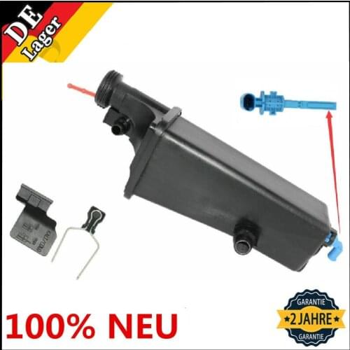 AP03 Radiator Coolant Overflow Expansion Water Tank with Cap For BMW 3 Series E46 X3 E83 X5 E53 Z4 E85 17117573781 17111437362