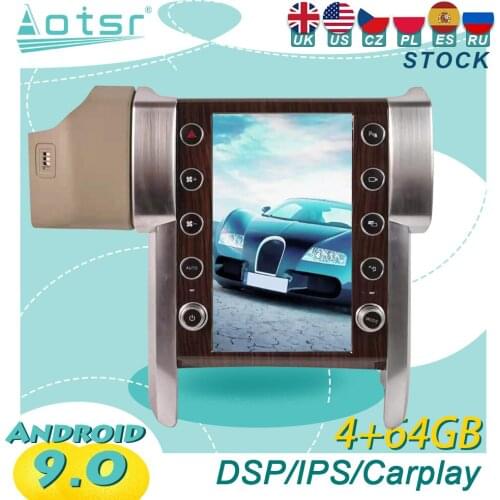 For Land Rover Range Rover 13.6 Inch Android 9 Tesla Car Radio Wireless Carplay GPS Navigation DSP Car Multimedia Player