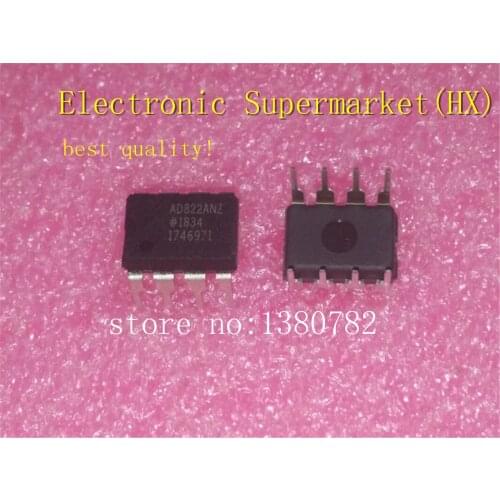 Free shipping 10pcs/lot AD822ANZ AD822AN AD822 DIP-8 OPAMP GP 1.9MHZ RRO 8DIP IC Best quality