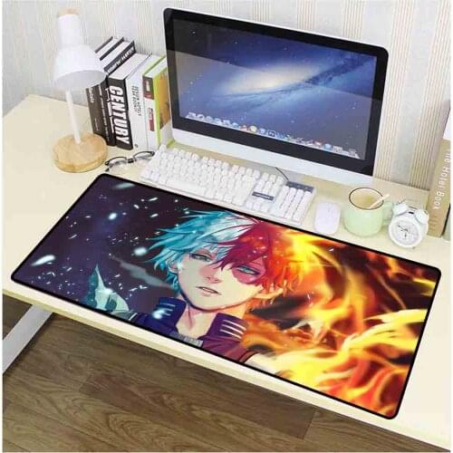 XGZ Large Mouse Pad Anime Destiny Night Pattern Mouse Pad Beautifully Wrapped Multi-size Keyboard Pad Can Be Customized Desk Mat