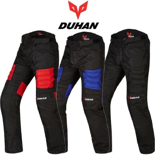 2019 New DUHAN Motorcycle Racing Pants trousers off-road motorbike pant windproof protective wear-resistant 600D Oxford cloth