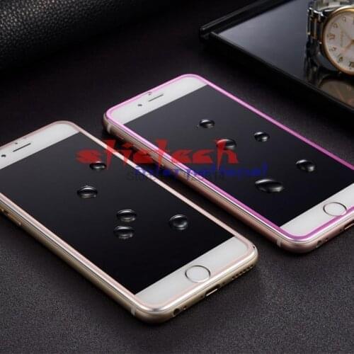 By dhl or ems 200pcs Clear Front Screen Protector For iPhone 6 6s 7 7plus Tempered Glass Full Cover Curved 3D Edge Titanium