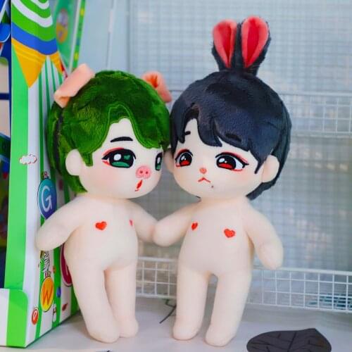 Yuri Wang Yibo Xiao zhan Idol Star Plush Doll Toy Stuffed Body Soft Collection Cute Lovely Cosplay limit cos Fan Gift New GG