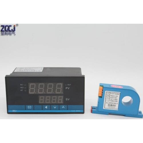 AC 10A,20A,30A,50A,100A,200A ,250A 300A AC ampere meter with high limit alarm and low limit alarm output with ampere sensor