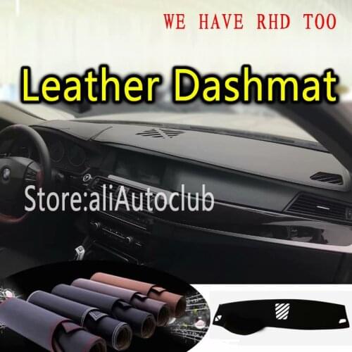 For BMW 5 Series F10 wagon Touring F11 520i 528i 523i 530i Leather Dashmat Dashboard Cover Dash Mat Carpet Custom Car Styling