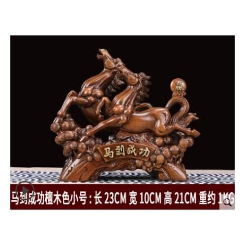 Horse Display handicraft sitting room wine cabinet TV cabinet decoration ma arrived successful office table opening gifts