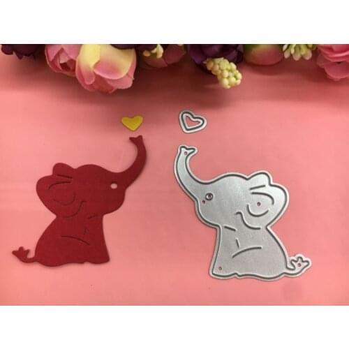 Little elephant Metal Cutting Dies Stencils for DIY Scrapbooking/photo album Decorative Embossing DIY Paper Cards