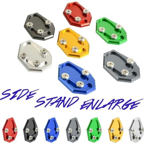 Motorcycle Side Stand Pad Enlargement Plate Kickstand Extension FOR YAMAHA mt-07 14-15 FZ6-S2 ABS 04-09 FZ6R 09-15 XJ6/ABS 09-15