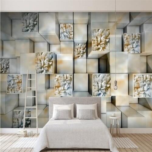 Beibehang Wallpaper Mural custom living room bedroom 3D three-dimensional marble relief wallpaper background wall home decoratio