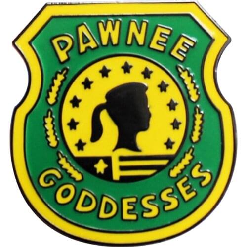 Parks and Recreation PAWNEE GODDESSES Hard Enamel Pin