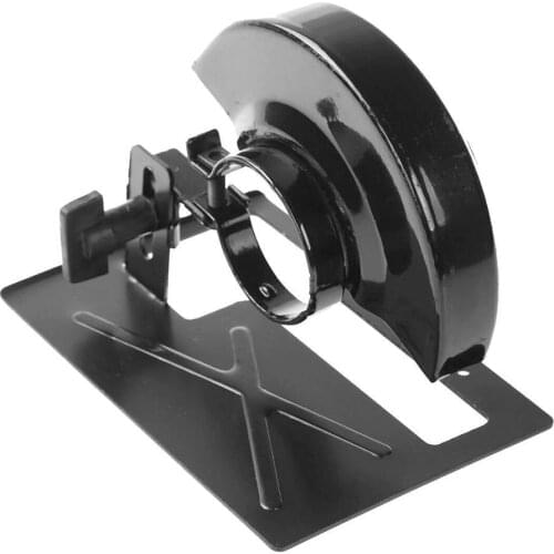 Adjustable Angle Grinder Conversion Tool Bracket Stand Holder Cutting Base Safety Protector Guard Shield Case