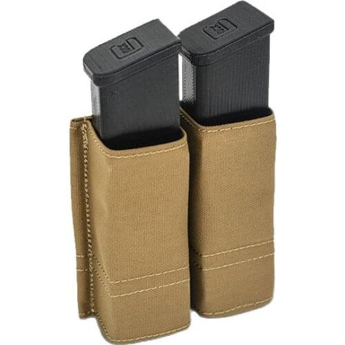 SMTP116-CB Factory OEM ODM 3 Colors Army Military Tactical ESSTAC KYWI 9MM Double Pouch