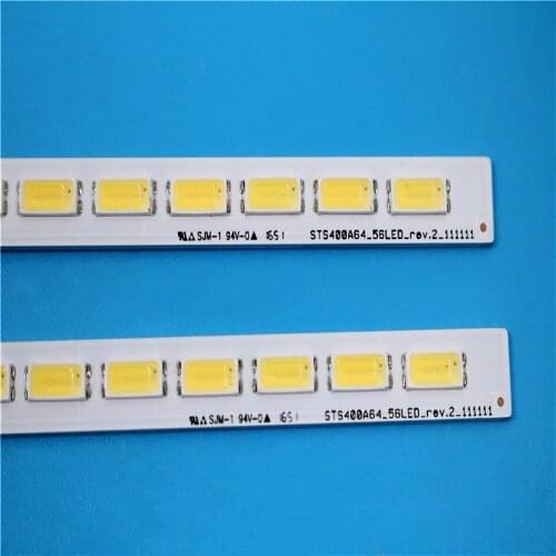 10 Piece 56LED 493MM New LJ64-03514A LED lamp strip 2012SGS40 7030L 56 REV 1.0