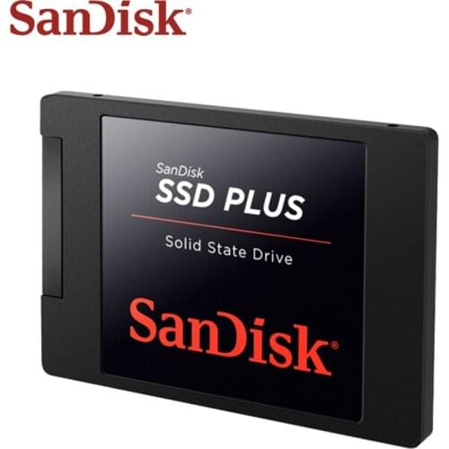 Sandisk SSD PLUS Solid State Drive 120GB 240GB 480GB 520M/s Internal Solid State Disk Hard Drive SATA3 2.5 for Laptop Desktop PC