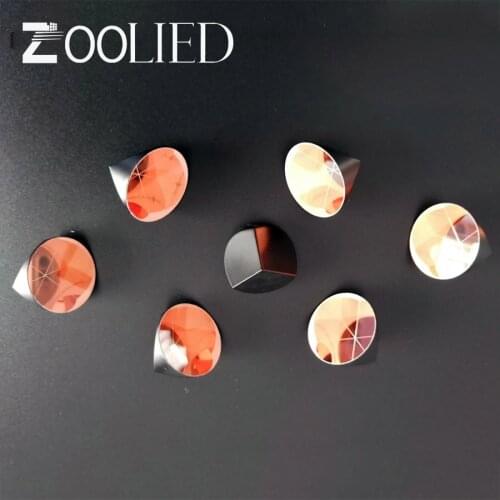 10pcs /lot Copper Coated Corner Prism 1inch Corner Cube Prism Plated 25.4mm Trihedral Retroreflector 5 arc secs return Beam