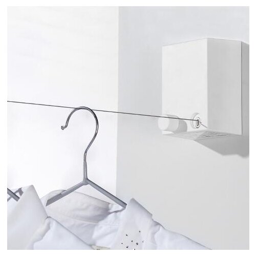 Retractable clothesline indoor Stainless Steel Square Clothesline outdoor Clothes Dryer with 4.2m SS clothesline rope
