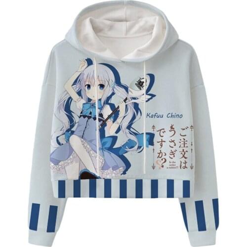 Is The Order A Rabbit Anime Cosplay Costume Men Women Sweatshirt Hoodies Hooded Jacket 2020 The New Fashion Coat